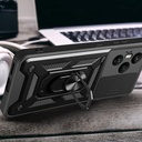 Honor 400 Uyumlu Pro Kılıf Magnetik Standlı Kamera Korumalı Zore Sürgülü Vega Kapak - 5