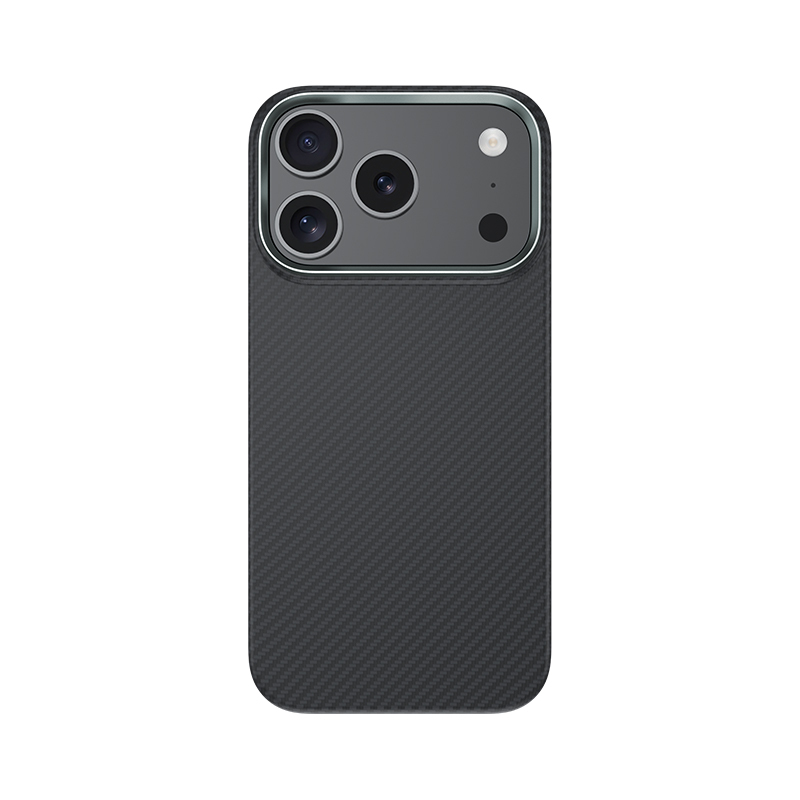 Apple iPhone 17 Pro Kılıf Benks M-safe Şarj Özellikli Metal Kamera Çerçeveli Magnetik ArmorAir 600D Kevlar Fiber Kapak - 1
