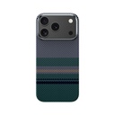 Apple iPhone 17 Pro Kılıf M-safe Şarj Özellikli Karbon Fiber Tasarımlı Benks Aurora ArmorAir Kevlar Kapak - 1