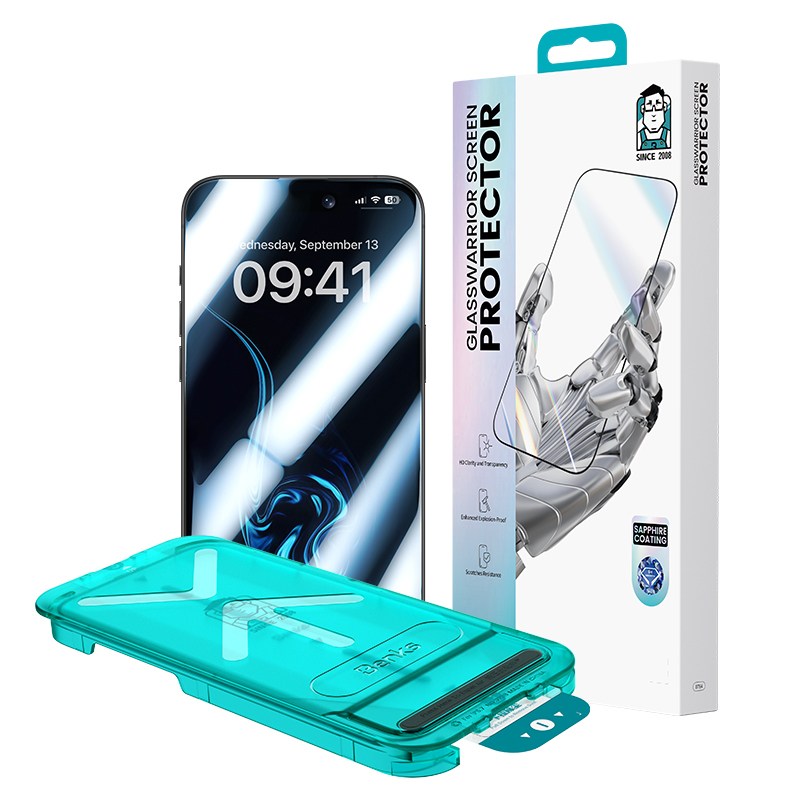 Apple iPhone 17 Pro Max Benks Glass Warrior Safir Coating 0.3mm Cam Ekran Koruyucu + Kolay Uygulama Aparatı - 2