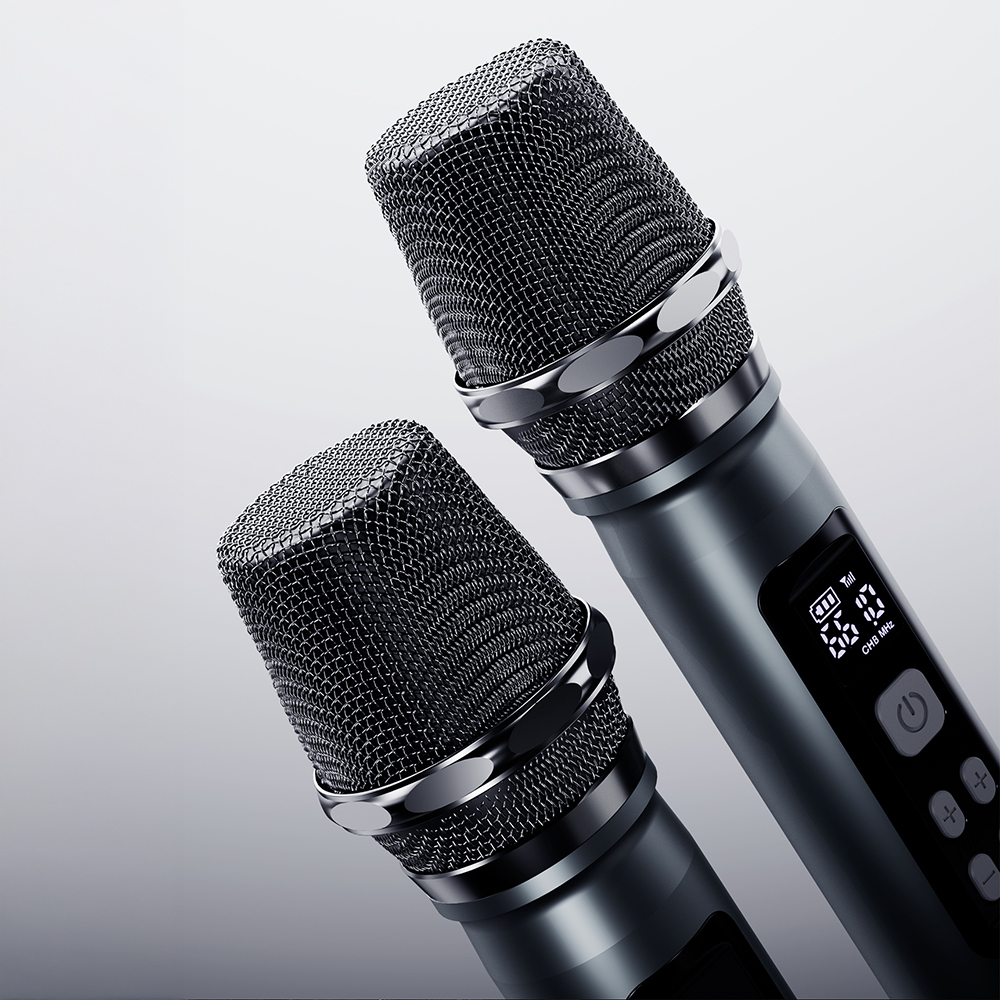 Lenyes Titan 1 Serisi RGB Işıklı Çift Mikrofonlu Bluetooth Speaker Hoparlör v5.3 5000mAh - 7