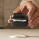 Apple Airpods 4 Uyumlu Kılıf 1500D Aramid Fiber Pitaka Ultra-Slim Classic Serisi Black-Grey Twill Kapak - 13
