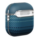 Apple Airpods Pro 2 Uyumlu Kılıf Aramid Fiber Pitaka Tactile Woven Sunset-Moonrise Serisi Sunset Kapak - 3