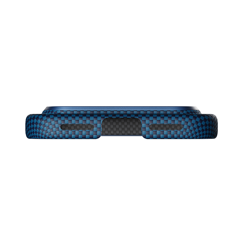 Apple iPhone 17 Pro Kılıf M-safe Şarj Özellikli Lumintex Fosforlu Pitaka Tactile Woven Starpeak Serisi Milky Way Galaxy Kapak - 6