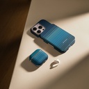 Apple Airpods 4 Uyumlu Kılıf Aramid Fiber Pitaka Tactile Woven Sunset-Moonrise Serisi Sunset Kapak - 18