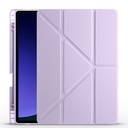 Samsung Galaxy Tab S10 Uyumlu Lite Kılıf Zore Tri Folding Kalem Bölmeli Standlı Kılıf - 1