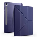 Samsung Galaxy Tab S10 Uyumlu Lite Kılıf Zore Tri Folding Kalem Bölmeli Standlı Kılıf - 20