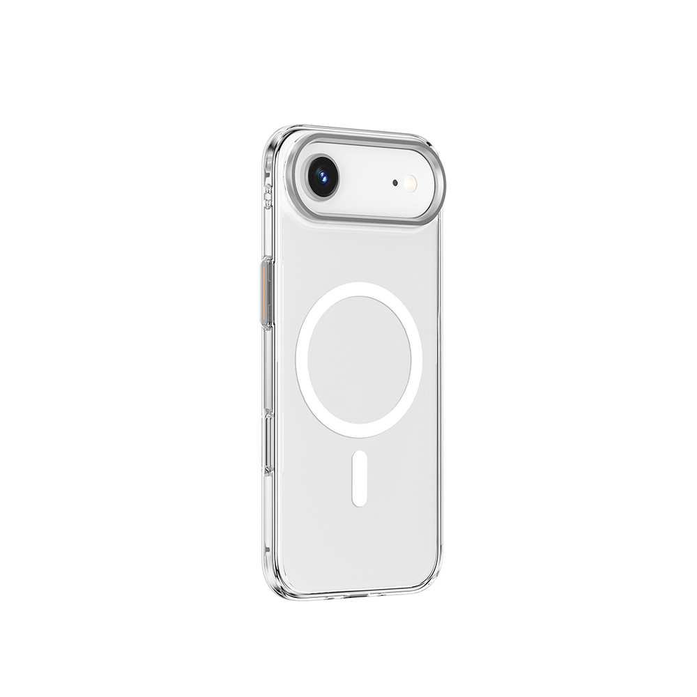 Apple iPhone 17 Air Kılıf M-safe Şarj Özellikli Wiwu YXK-208 Invisible Ultra Sert PC Kapak - 1