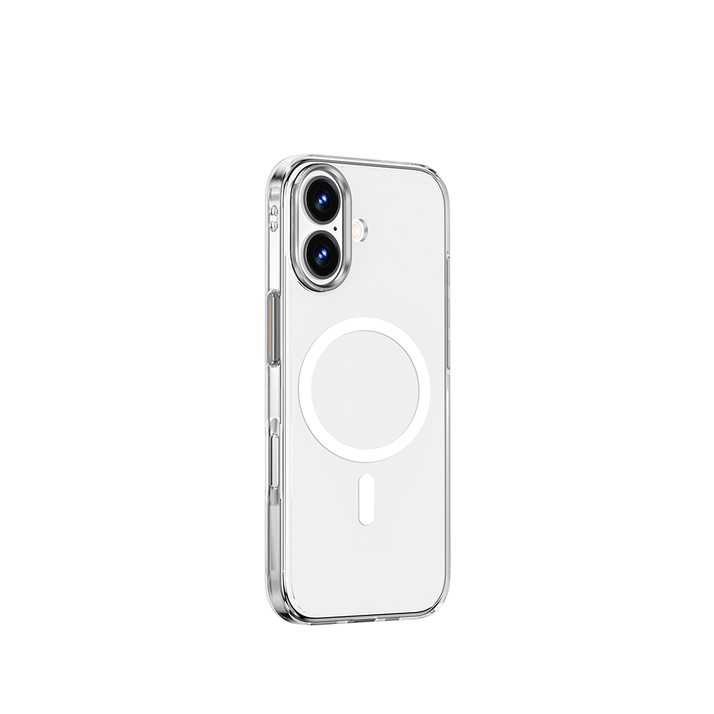 Apple iPhone 17 Kılıf M-safe Şarj Özellikli Wiwu YXK-208 Invisible Ultra Sert PC Kapak - 1