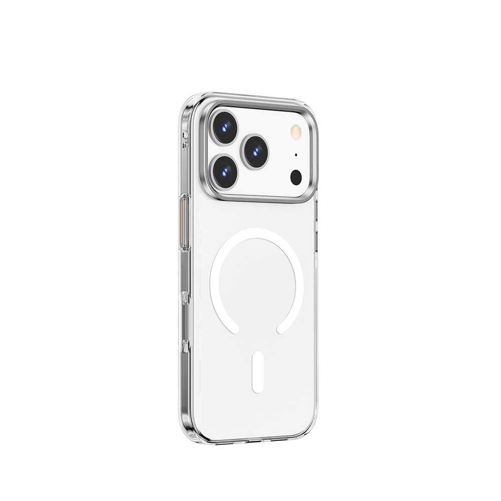 Apple iPhone 17 Pro Max Kılıf M-safe Şarj Özellikli Wiwu YXK-208 Invisible Ultra Sert PC Kapak - 1