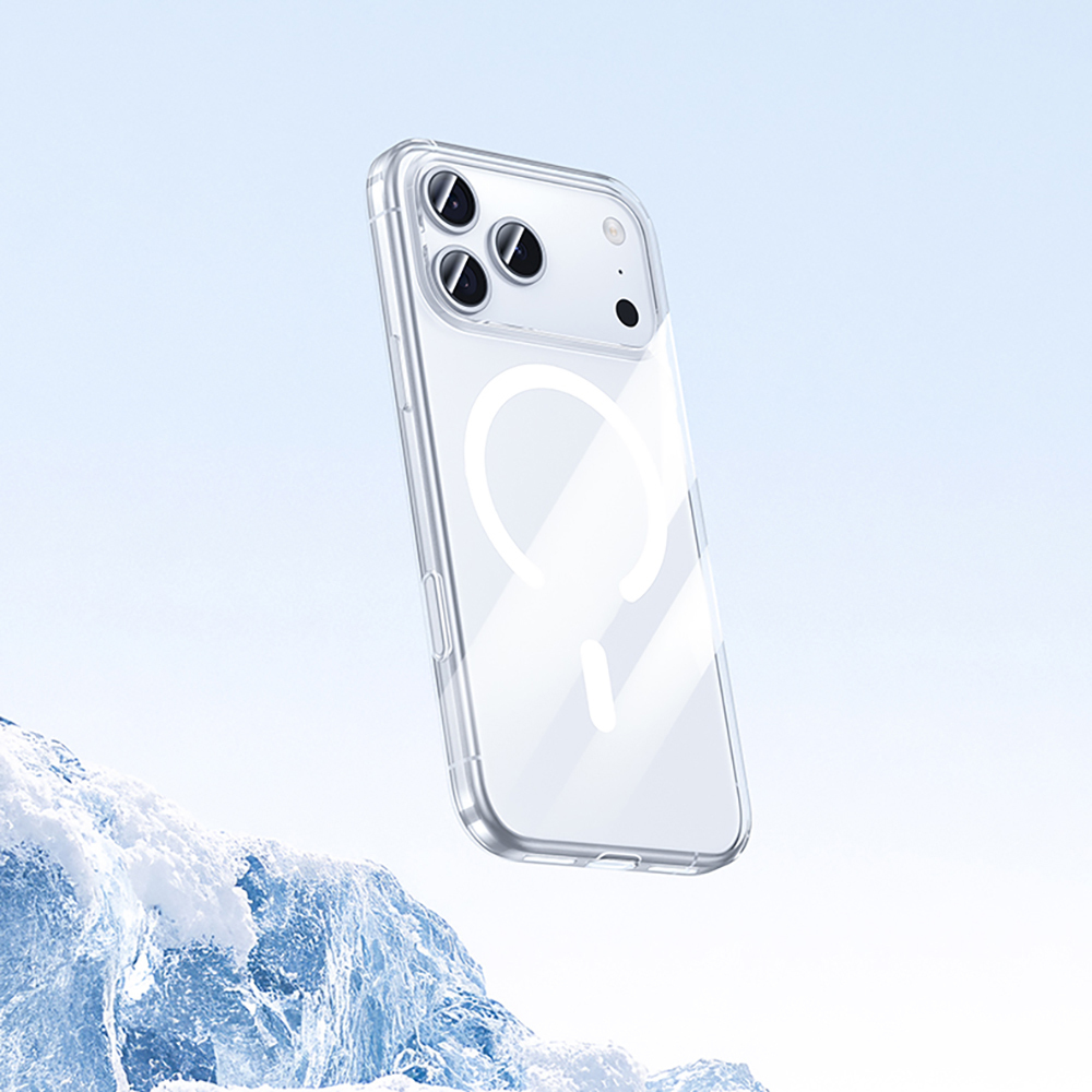 Apple iPhone 17 Kılıf M-safe Şarj Özellikli Benks ​​​​​​Crystal Serisi Şeffaf Kapak - 4