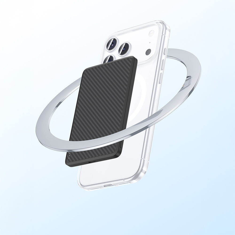 Apple iPhone 17 Kılıf M-safe Şarj Özellikli Benks ​​​​​​Crystal Serisi Şeffaf Kapak - 6