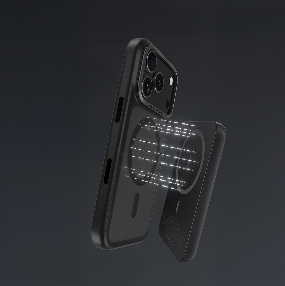 Apple iPhone 17 Pro Kılıf M-safe Şarj Özellikli Benks Mist Protective Kapak - 7