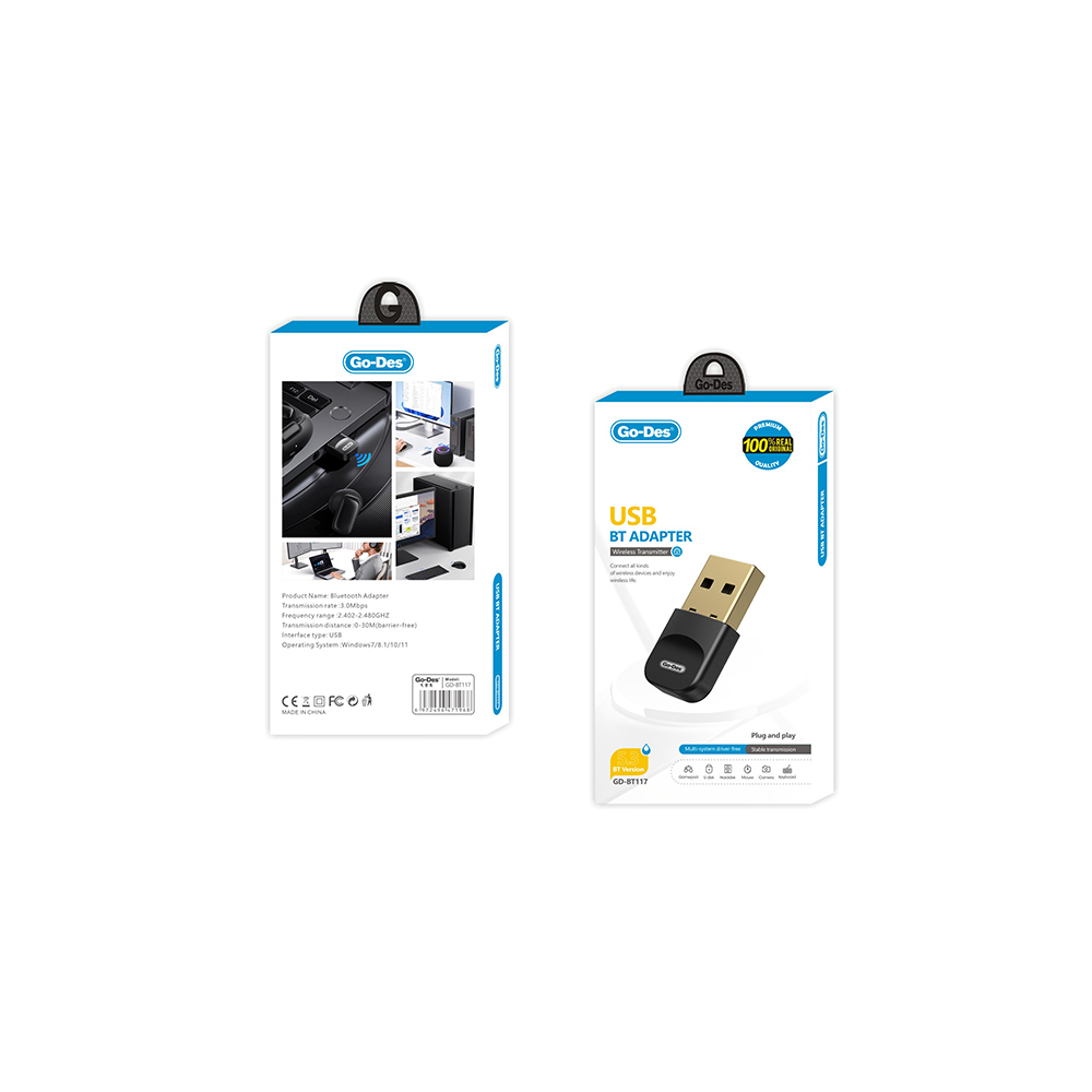 Go Des GD-BT117 USB Bluetooth Adaptör - 2