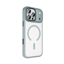 Apple iPhone 17 Pro Kılıf Wireless Şarj Özellikli Zore Krom M-safe Silikon Kapak - 4