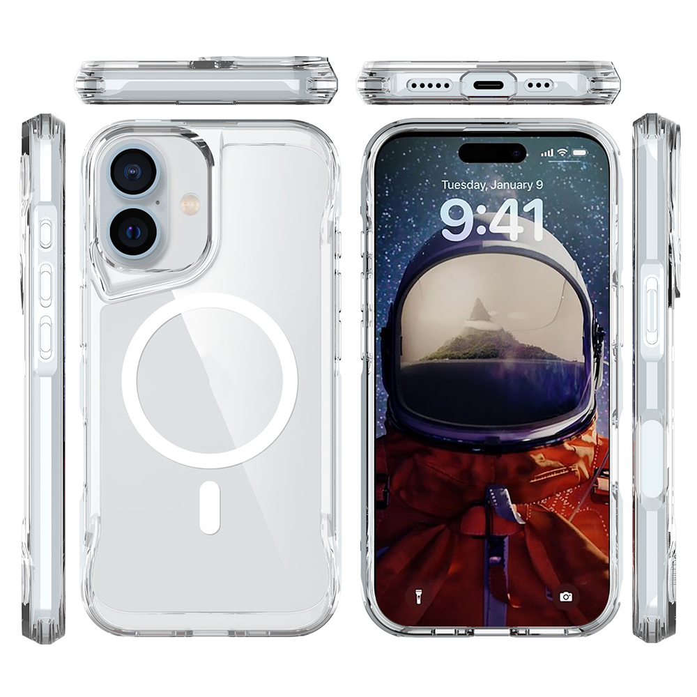 Apple iPhone 17 Kılıf Zore M-safe Şarj Özellikli T-Max M-safe Kapak - 1