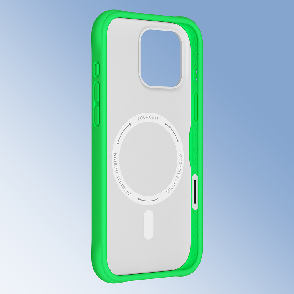 Apple iPhone 16 Pro Max Uyumlu Kılıf M-safe Şarj Özellikli Youngkit Macaroon Serisi Kapak - 18
