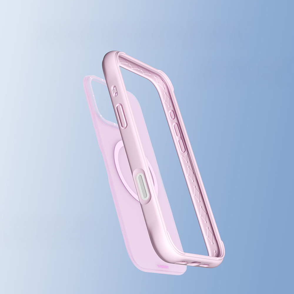 Apple iPhone 16 Pro Max Uyumlu Kılıf M-safe Şarj Özellikli Youngkit Macaroon Serisi Kapak - 29