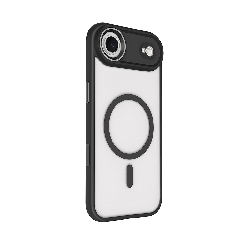 Apple iPhone 17 Air Kılıf Wireless Şarj Özellikli Zore Krom M-safe Silikon Kapak - 2
