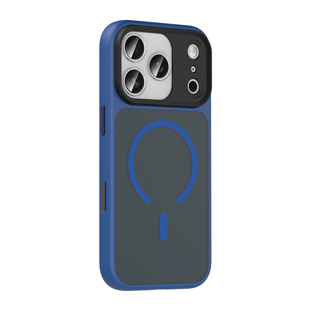 Apple iPhone 17 Pro Max Kılıf Mat Arka Yüzey Wireless Şarj Özellikli Zore Flet M-safe Kapak - 2