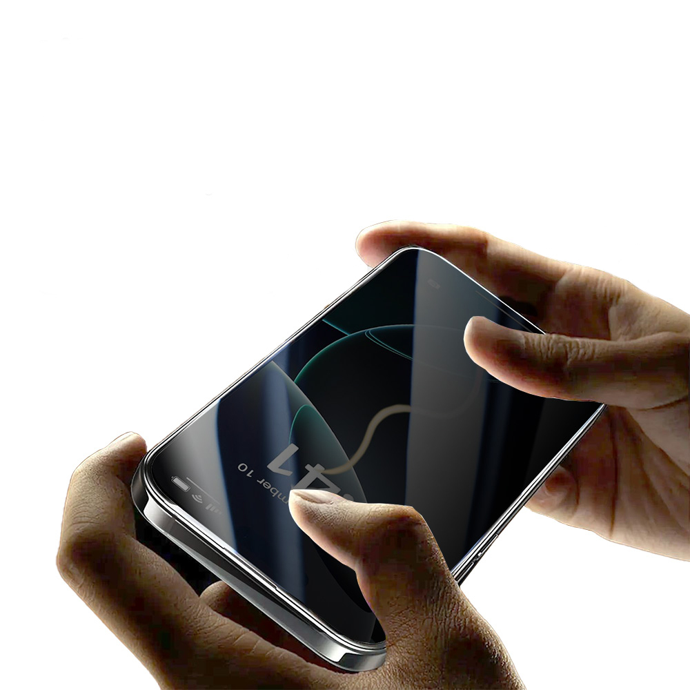 Apple iPhone 14 Uyumlu Zore 2.5D Oliv Privacy Temperli Cam Ekran Koruyucu + Kolay Uygulama Aparatı - 4