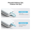 CUKTECH MagSafe Power Bank CP12 10000 mAh | 20 W Kablosuz Hızlı Şarj | iPhone 12/13/14/15/16/17 Serisi ile Uyumlu Taşınabilir Şarj Cihazı