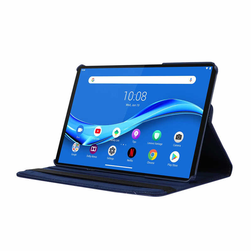 Lenovo P11 Uyumlu Zore Dönebilen Standlı Kılıf - 1