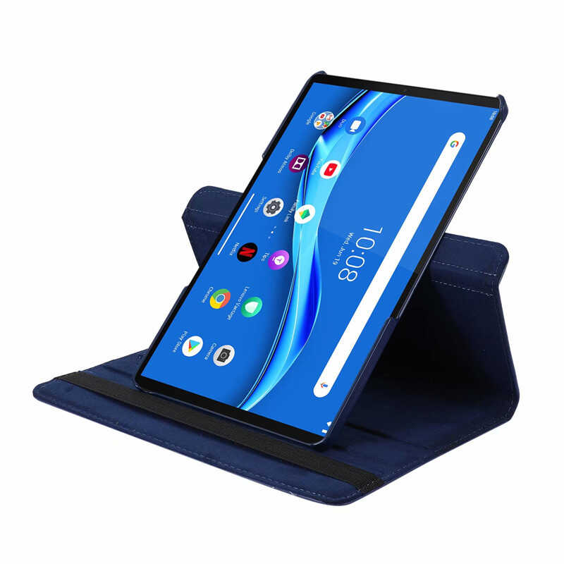 Lenovo P11 Uyumlu Zore Dönebilen Standlı Kılıf - 3