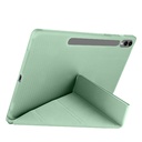 Samsung Galaxy Tab S9 Plus Uyumlu Kılıf Zore Tri Folding Kalem Bölmeli Standlı Kılıf - 4