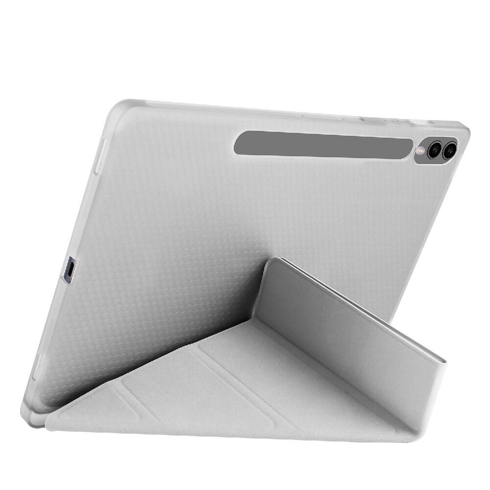 Samsung Galaxy Tab S9 Plus Uyumlu Kılıf Zore Tri Folding Kalem Bölmeli Standlı Kılıf - 9