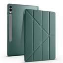 Samsung Galaxy Tab S9 Plus Uyumlu Kılıf Zore Tri Folding Kalem Bölmeli Standlı Kılıf - 14