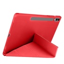 Samsung Galaxy Tab S9 Plus Uyumlu Kılıf Zore Tri Folding Kalem Bölmeli Standlı Kılıf - 33