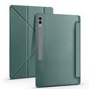 Samsung Galaxy Tab S9 Ultra SM-X910 Uyumlu Kılıf Zore Tri Folding Kalem Bölmeli Standlı Kılıf - 1
