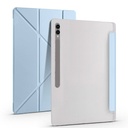 Samsung Galaxy Tab S9 Ultra SM-X910 Uyumlu Kılıf Zore Tri Folding Kalem Bölmeli Standlı Kılıf - 4