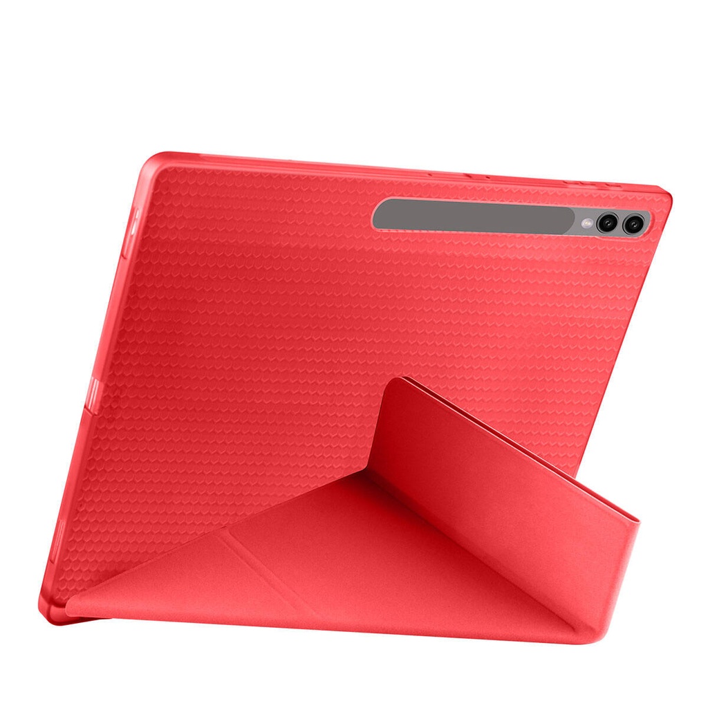 Samsung Galaxy Tab S9 Ultra SM-X910 Uyumlu Kılıf Zore Tri Folding Kalem Bölmeli Standlı Kılıf - 23
