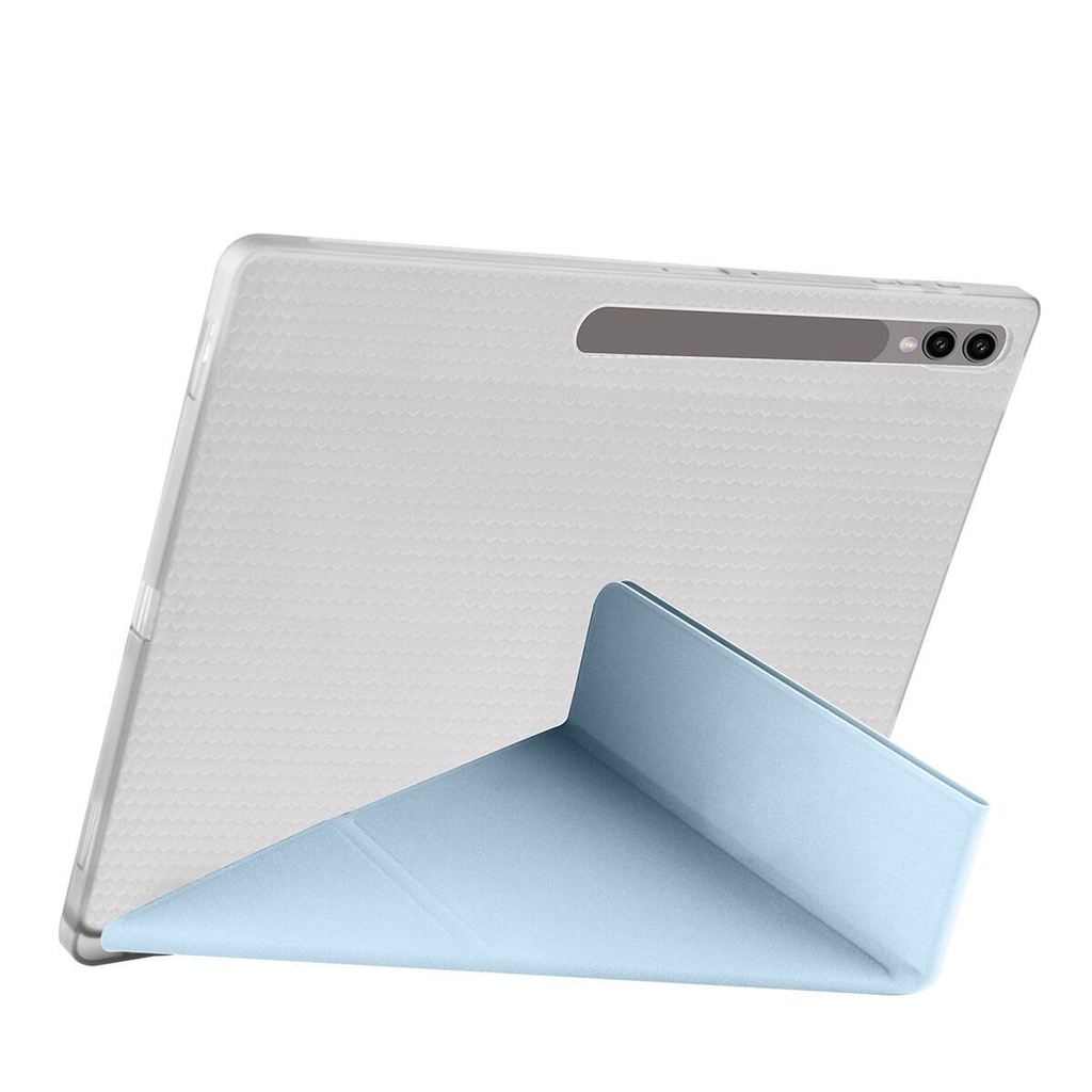 Samsung Galaxy Tab S9 Ultra SM-X910 Uyumlu Kılıf Zore Tri Folding Kalem Bölmeli Standlı Kılıf - 25
