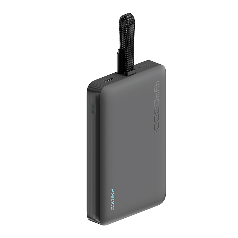 [6977556350283] CUKTECH MagSafe Powerbank CP12 10000 mAh | 20 W Kablosuz Hızlı Şarj | iPhone 12/13/14/15/16/17 Serisi ile Uyumlu Taşınabilir Şarj Cihazı (Gri)