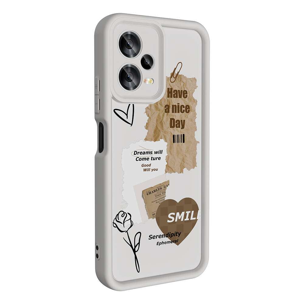 Xiaomi Redmi Note 12 5G Uyumlu Kılıf Kamera Korumalı Baskılı Arka Yüzey Zore Klas Kapak