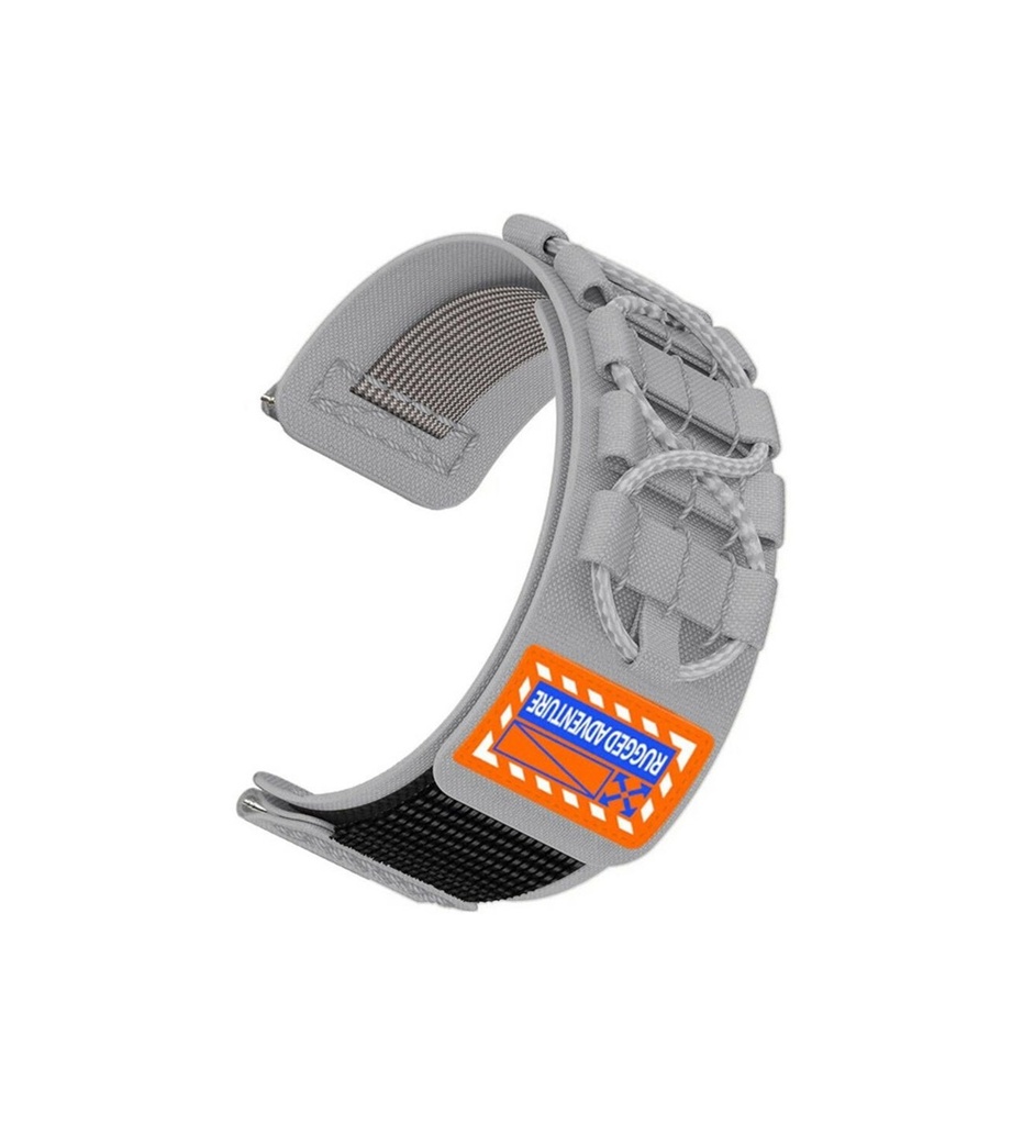 Xiaomi  Amazfit Pace Uyumlu Zore KRD-112 22mm Orbital Örgülü Halat Tasarımlı Naylon Kumaş Hasır Kordon