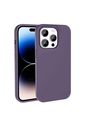 Apple iPhone 14 Pro Max Uyumlu Kılıf M-safe Şarj Özellikli Sıvı Teknolojili Silinebilir Sert Zore Kivi Kapak