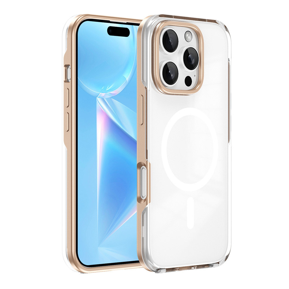 Apple iPhone 16 Pro Uyumlu Kılıf M-safe Şarj Özellikli Çıkarılabilir Arka Yüzeyli Zore Polar Kapak