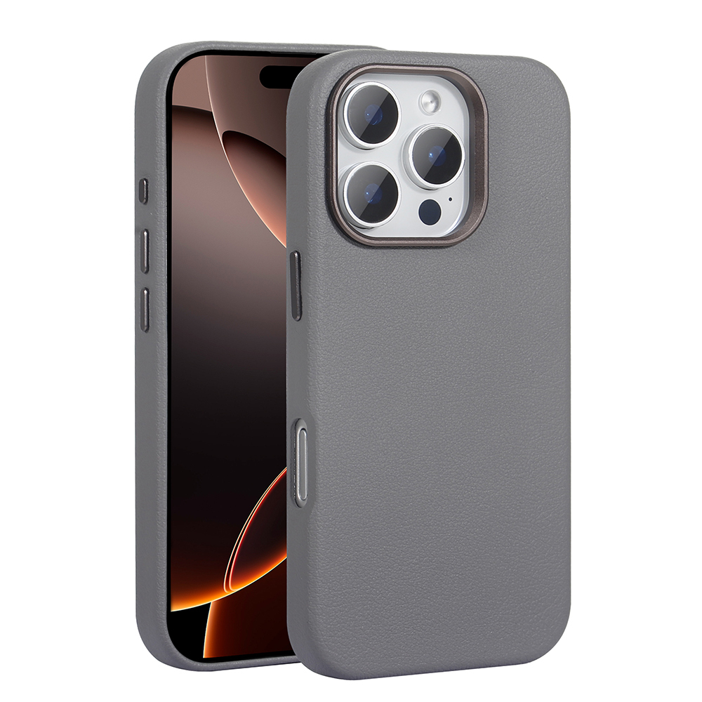 Apple iPhone 16 Pro Uyumlu Kılıf M-safe Şarj Özellikli PU Deri Zore Adora Kapak