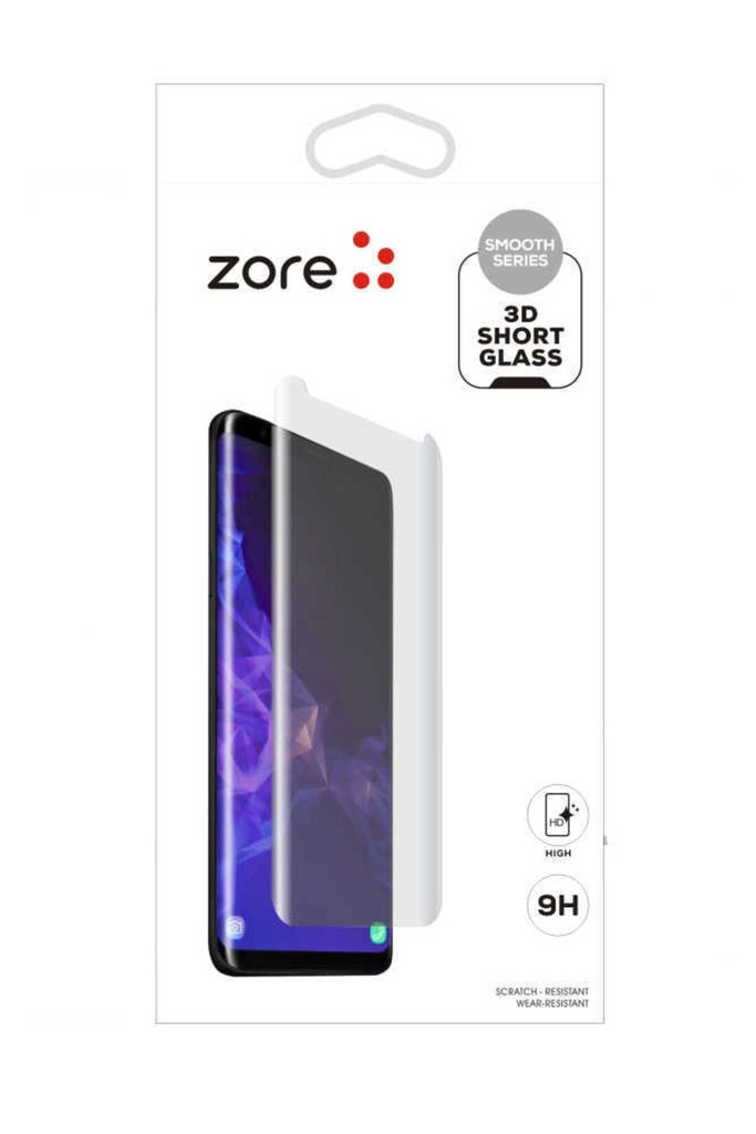 Samsung Galaxy S7 Edge Uyumlu Zore 3D Short Glass Ekran Koruyucu
