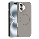 Apple iPhone 16 Plus Uyumlu Kılıf M-safe Şarj Özellikli Zore Ruby Sert Kapak