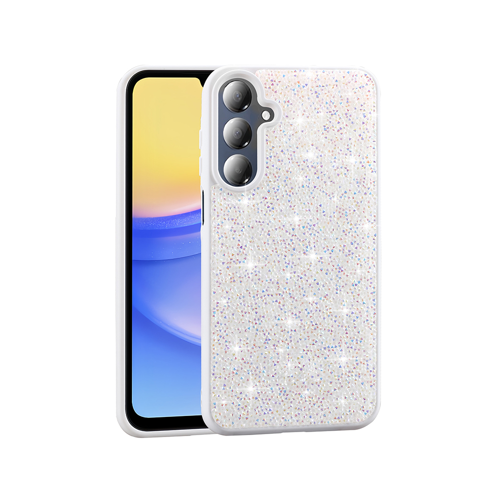 Samsung Galaxy A16 Uyumlu Kılıf Parlak Taşlı Tasarım Zore Pırlanta Kapak