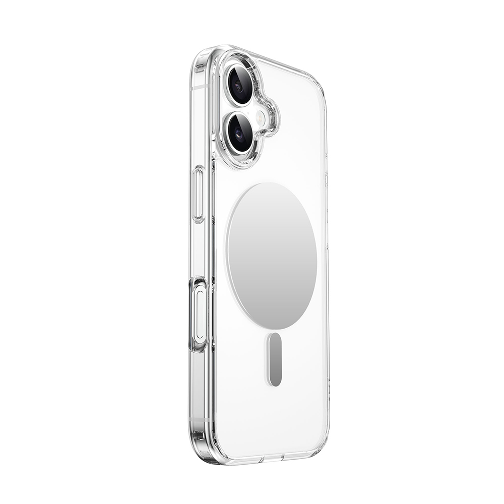 Apple iPhone 17 Uyumlu Kılıf M-safe Şarj Özellikli Wiwu MCC-701 Aynalı Pro Serisi Sert PC Kapak