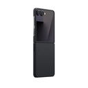 Samsung Galaxy Z Flip Uyumlu 7 Kılıf M-safe Şarj Özellikli 600D Aramid Fiber Pitaka Ultra-Slim Classic Serisi Black-Grey Twill Kapak