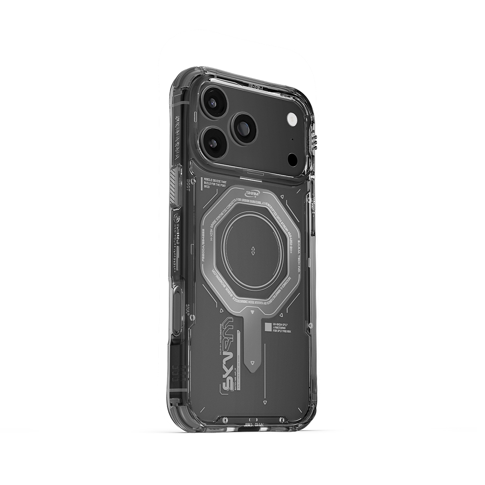 Apple iPhone 17 Pro Max Uyumlu Kılıf SkinArma M-safe Şarj Özellikli Airbag Tasarımlı Magma Kapak
