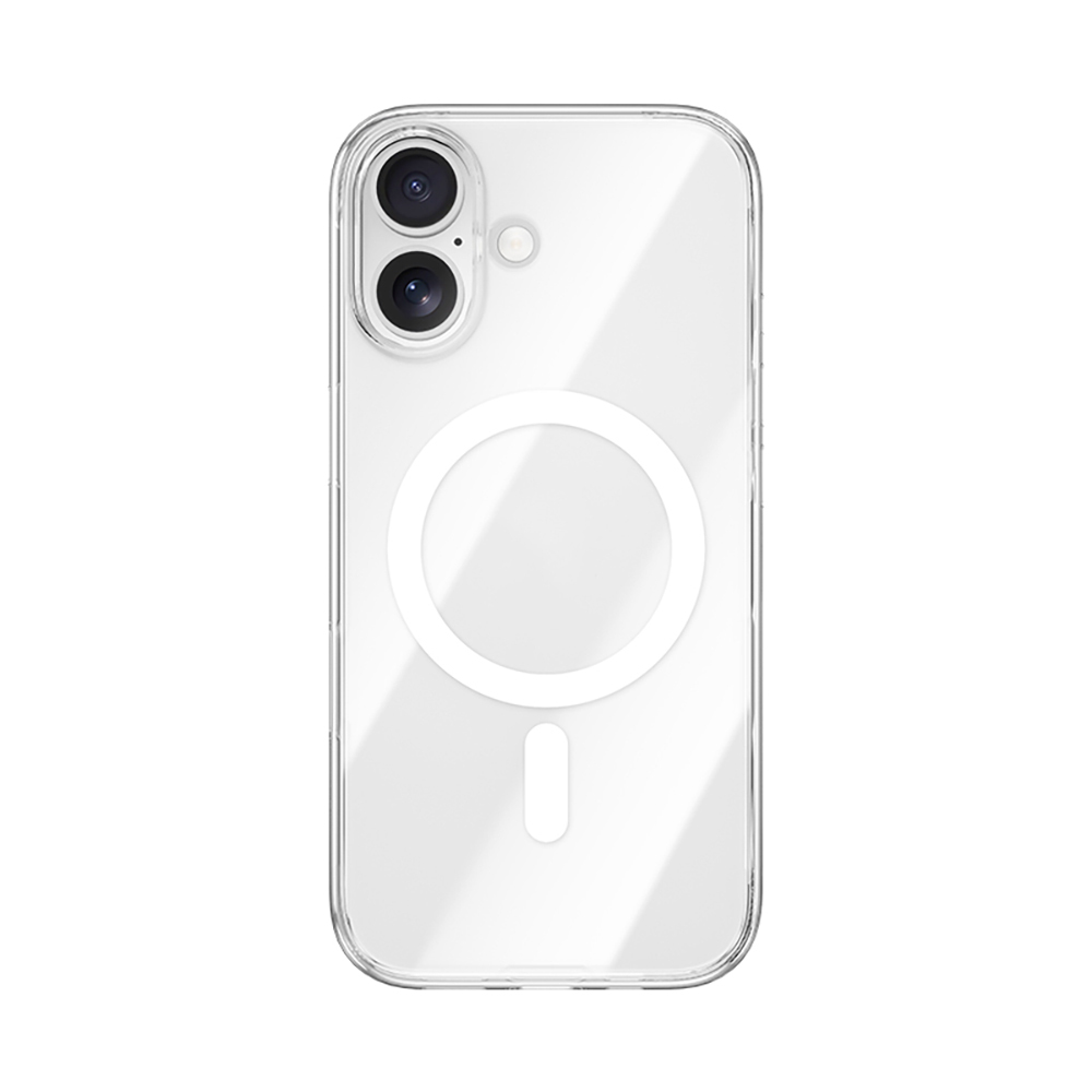 Apple iPhone 17 Kılıf M-safe Şarj Özellikli Benks ​​​​​​Crystal Serisi Şeffaf Kapak