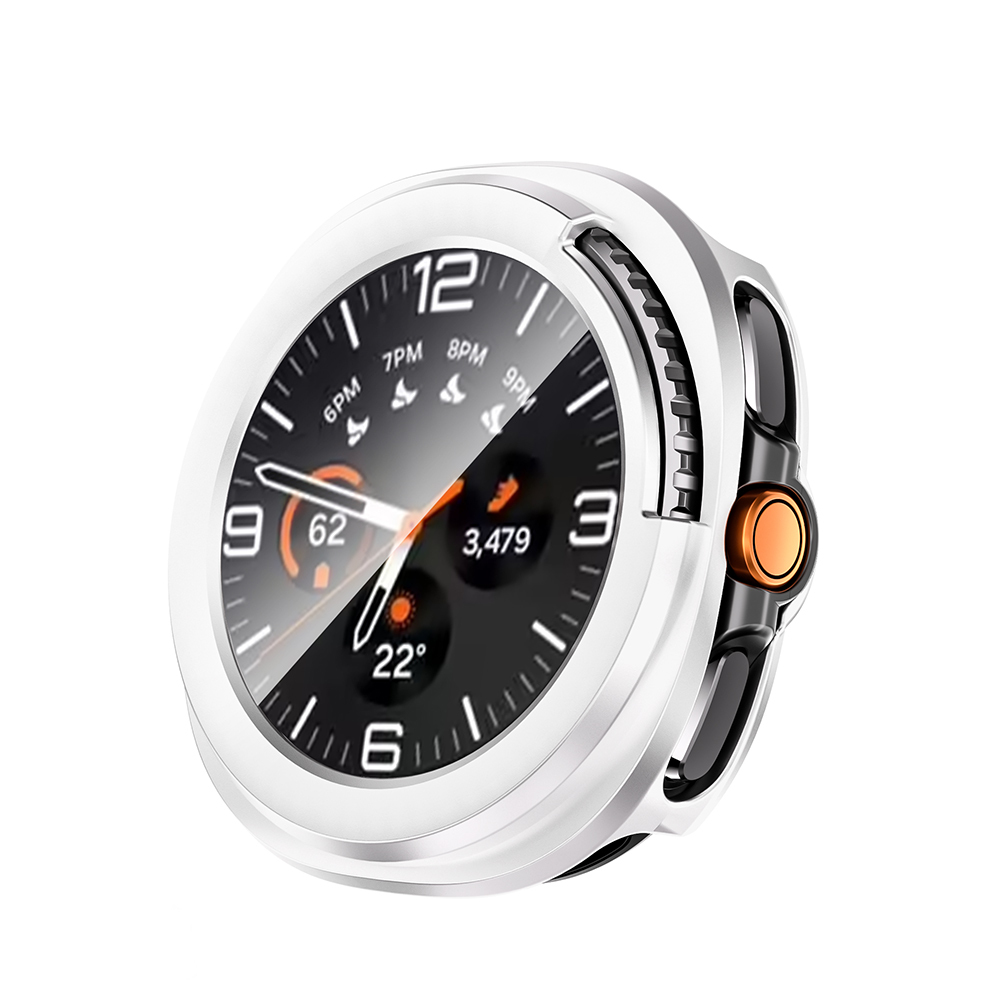 Samsung Galaxy Watch 8 Uyumlu Classic 46mm Sert PC Kasa ve Ekran Koruyucu Zore Watch Gard 39